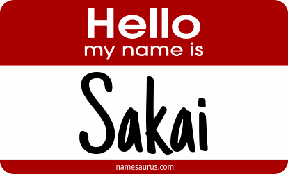 Hello my name is Sakai png download