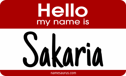 Hello my name is Sakaria png download