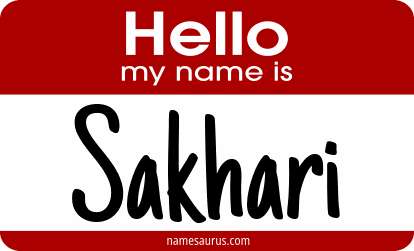 Hello my name is Sakhari png download