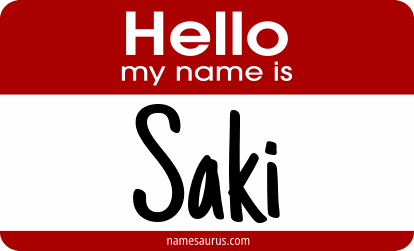 Hello my name is Saki png download