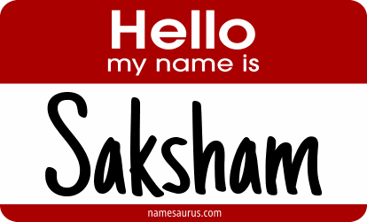 Hello my name is Saksham png download