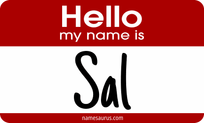 Hello my name is Sal png download