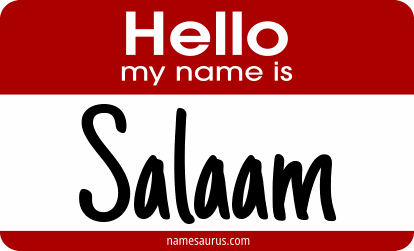 Hello my name is Salaam png download