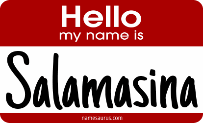 Hello my name is Salamasina png download