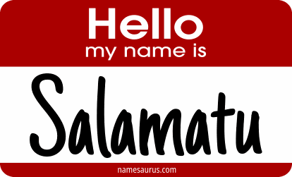 Hello my name is Salamatu png download