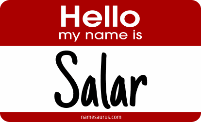 Hello my name is Salar png download