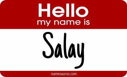 Hello my name is Salay png download