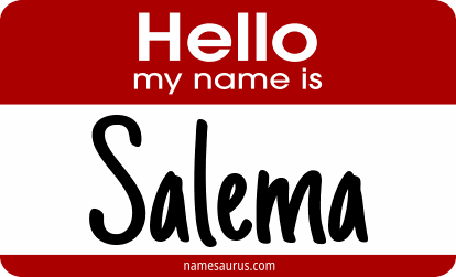 Hello my name is Salema png download