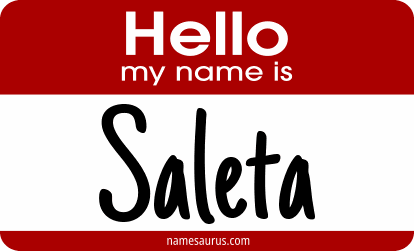 Hello my name is Saleta png download