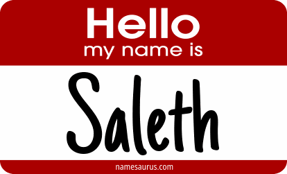 Hello my name is Saleth png download