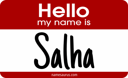 Hello my name is Salha png download