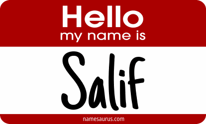 Hello my name is Salif png download