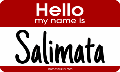 Hello my name is Salimata png download