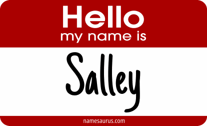 Hello my name is Salley png download