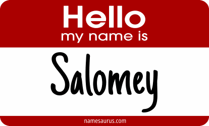 Hello my name is Salomey png download