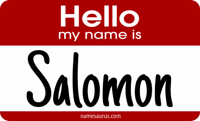 Hello my name is Salomon png download