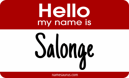 Hello my name is Salonge png download