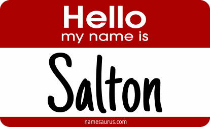 Hello my name is Salton png download
