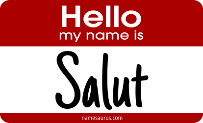 Hello my name is Salut png download