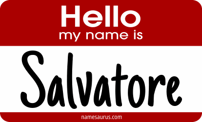 Hello my name is Salvatore png download
