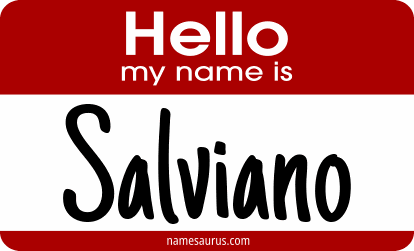 Hello my name is Salviano png download