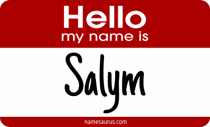 Hello my name is Salym png download
