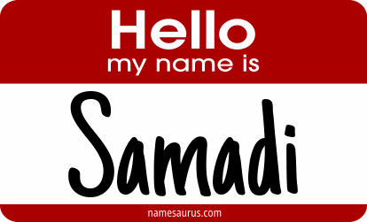 Hello my name is Samadi png download