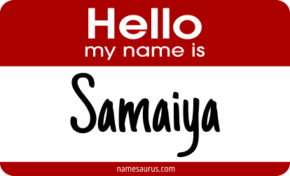 Hello my name is Samaiya png download