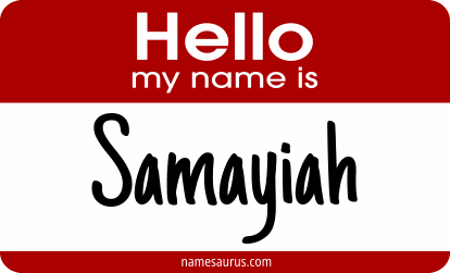 Hello my name is Samayiah png download