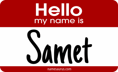 Hello my name is Samet png download