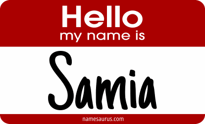 Hello my name is Samia png download