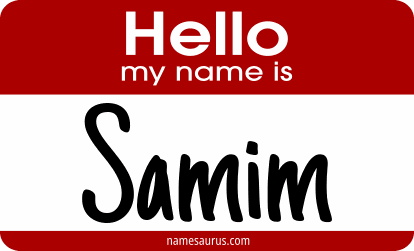 Hello my name is Samim png download