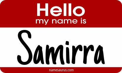 Hello my name is Samirra png download