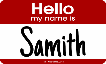 Hello my name is Samith png download