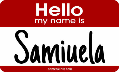Hello my name is Samiuela png download
