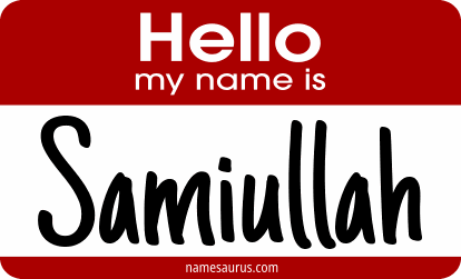 Hello my name is Samiullah png download