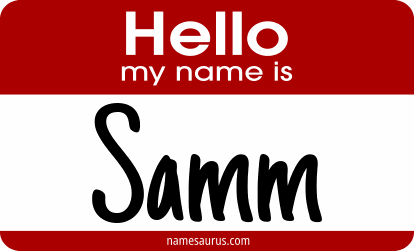 Hello my name is Samm png download