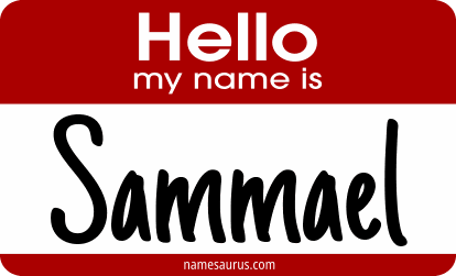 Hello my name is Sammael png download