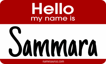 Hello my name is Sammara png download