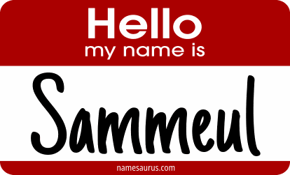 Hello my name is Sammeul png download