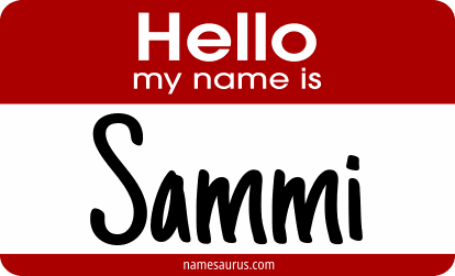 Hello my name is Sammi png download