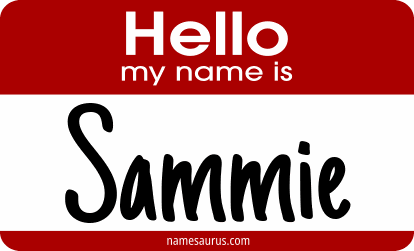 Hello my name is Sammie png download