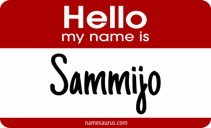 Hello my name is Sammijo png download
