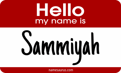 Hello my name is Sammiyah png download