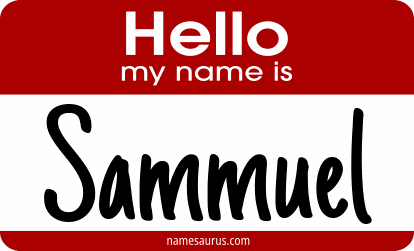 Hello my name is Sammuel png download
