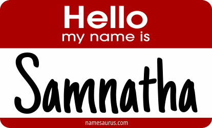 Hello my name is Samnatha png download