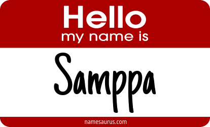 Hello my name is Samppa png download