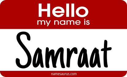 Hello my name is Samraat png download