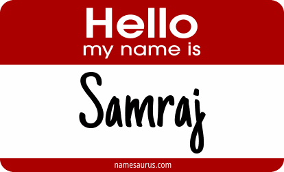 Hello my name is Samraj png download