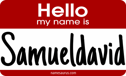 Hello my name is Samueldavid png download